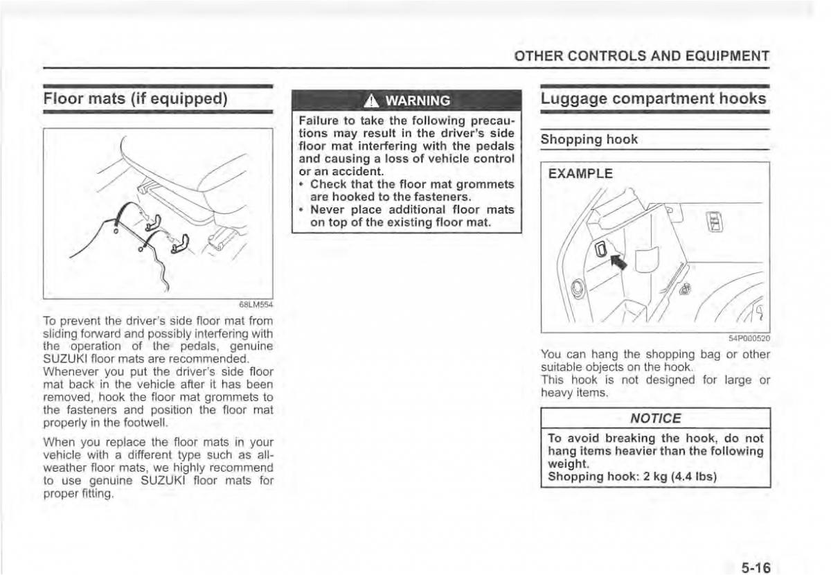 Suzuki Vitara II 2 owners manual / page 253