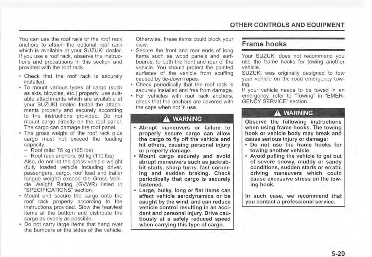 Suzuki Vitara II 2 owners manual / page 257