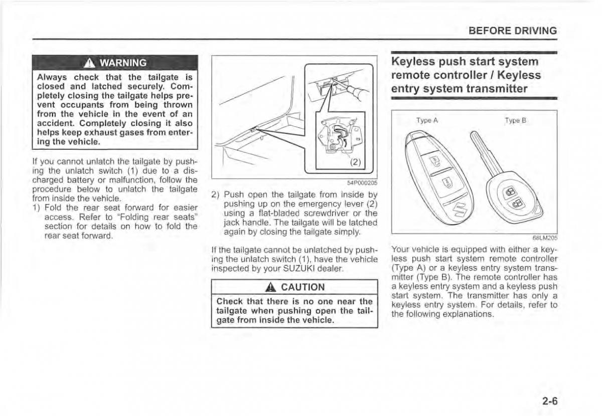 Suzuki Vitara II 2 owners manual / page 27