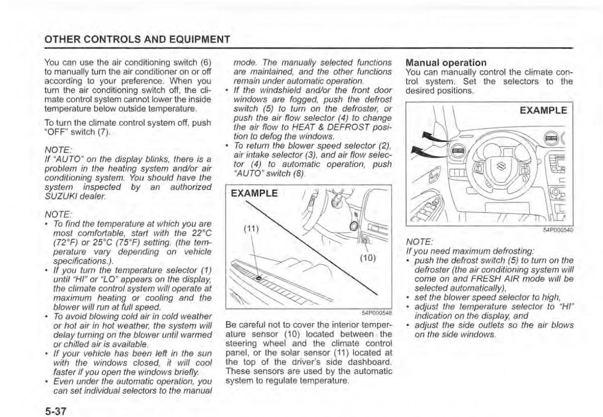 Suzuki Vitara II 2 owners manual / page 274