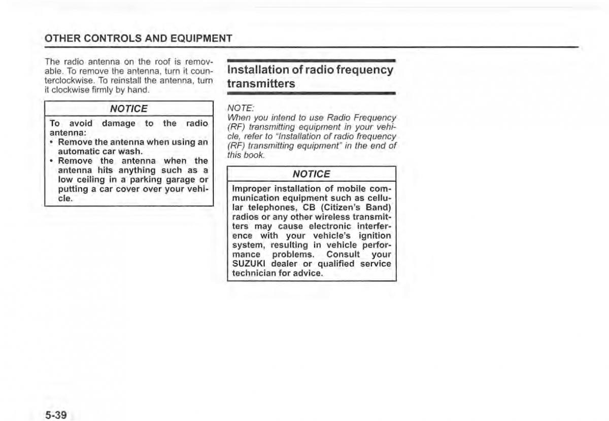 Suzuki Vitara II 2 owners manual / page 276