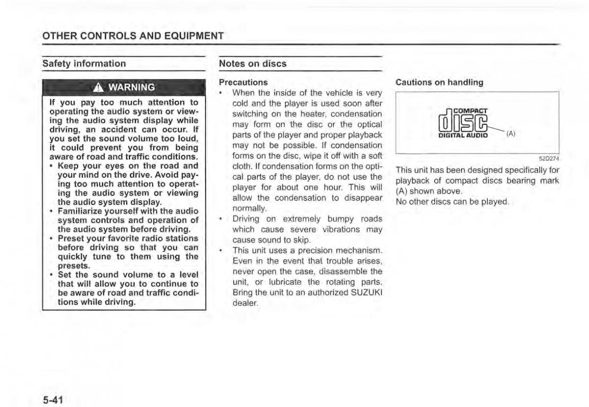 Suzuki Vitara II 2 owners manual / page 278