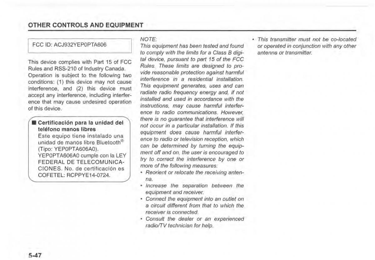 Suzuki Vitara II 2 owners manual / page 284