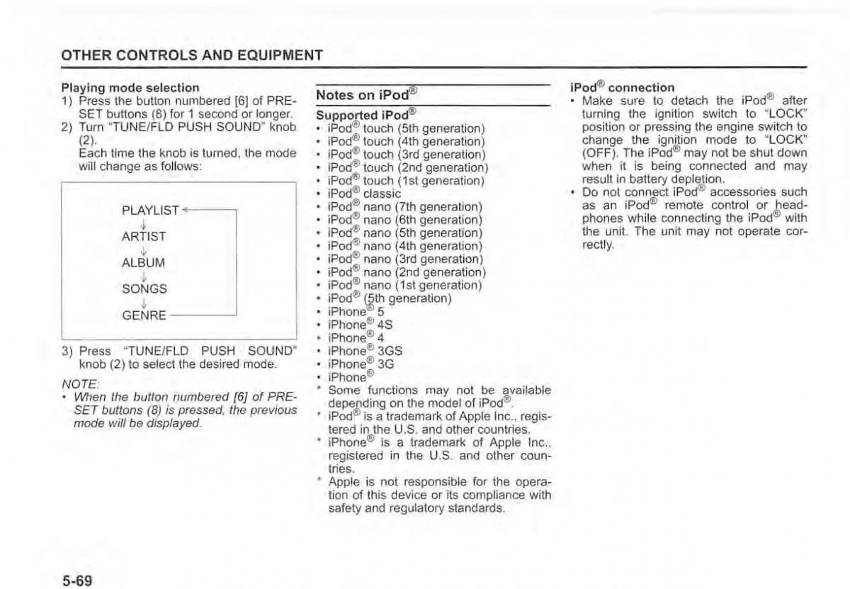 Suzuki Vitara II 2 owners manual / page 306