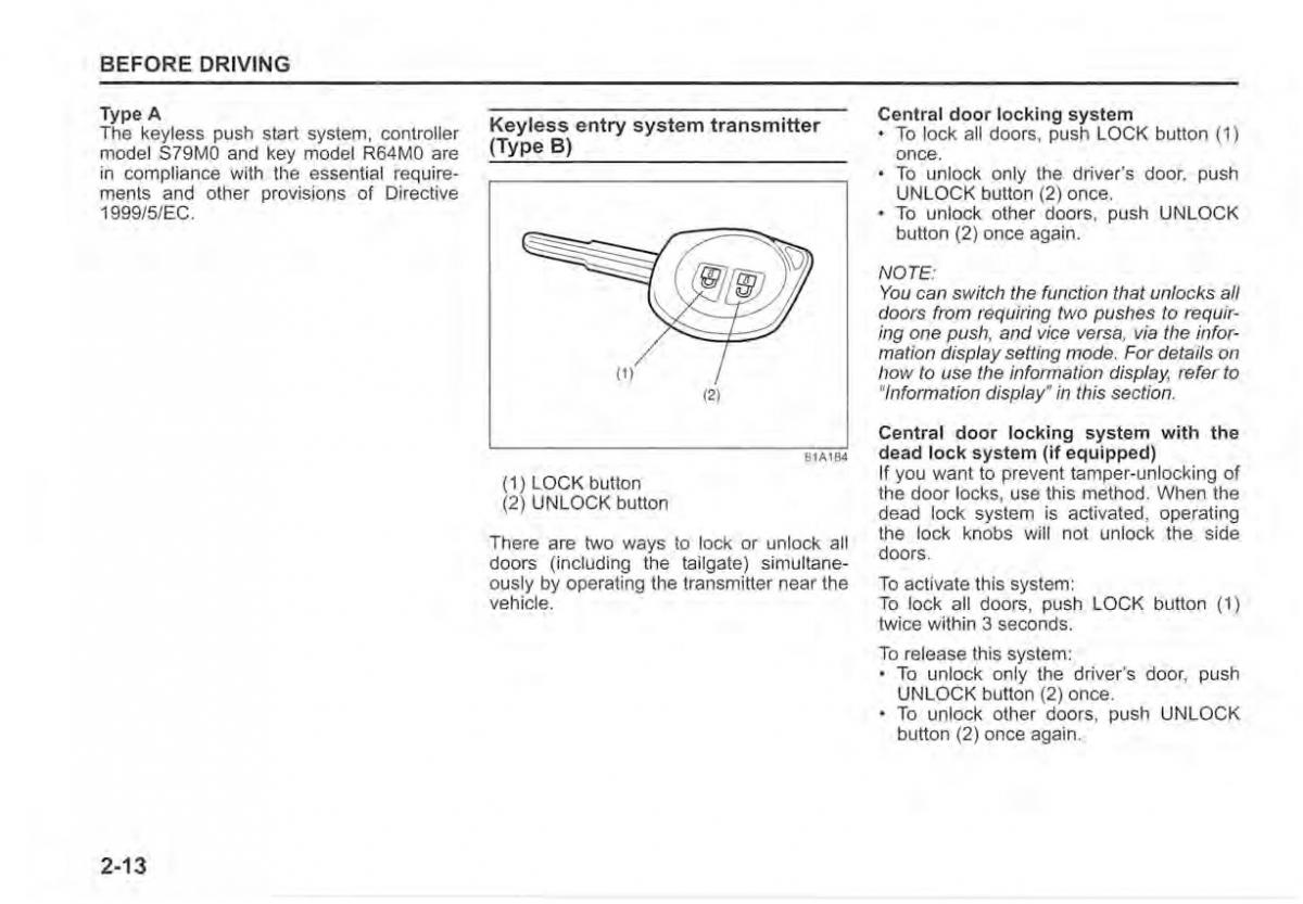 Suzuki Vitara II 2 owners manual / page 32