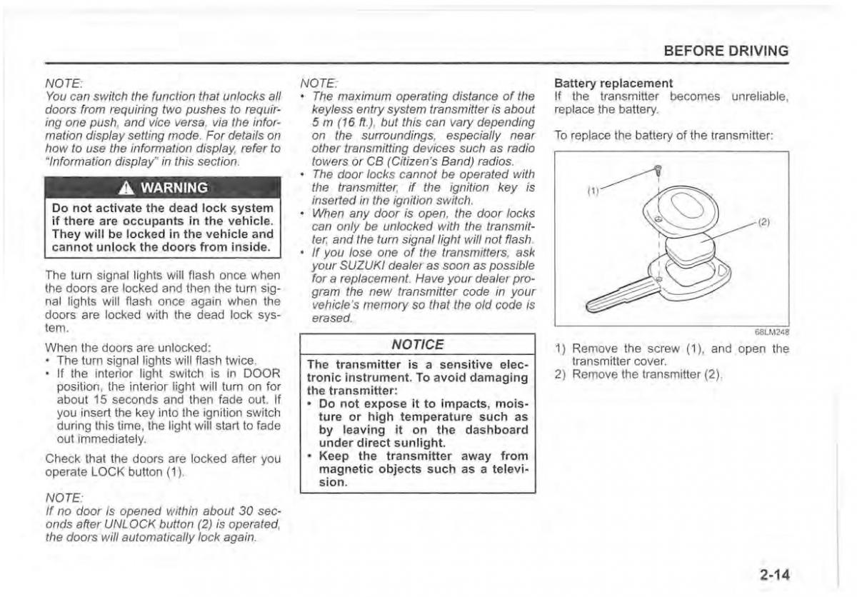 Suzuki Vitara II 2 owners manual / page 33