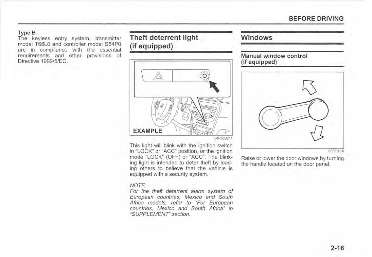 Suzuki Vitara II 2 owners manual / page 35