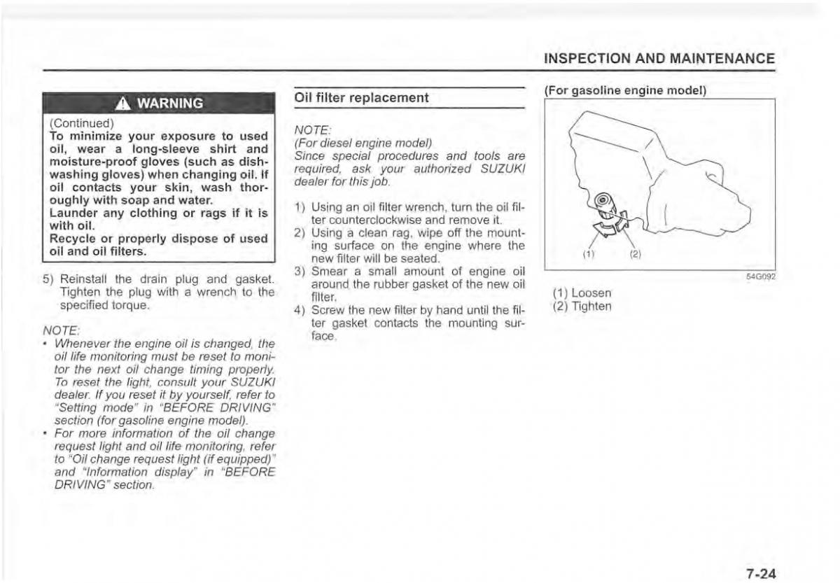 Suzuki Vitara II 2 owners manual / page 357