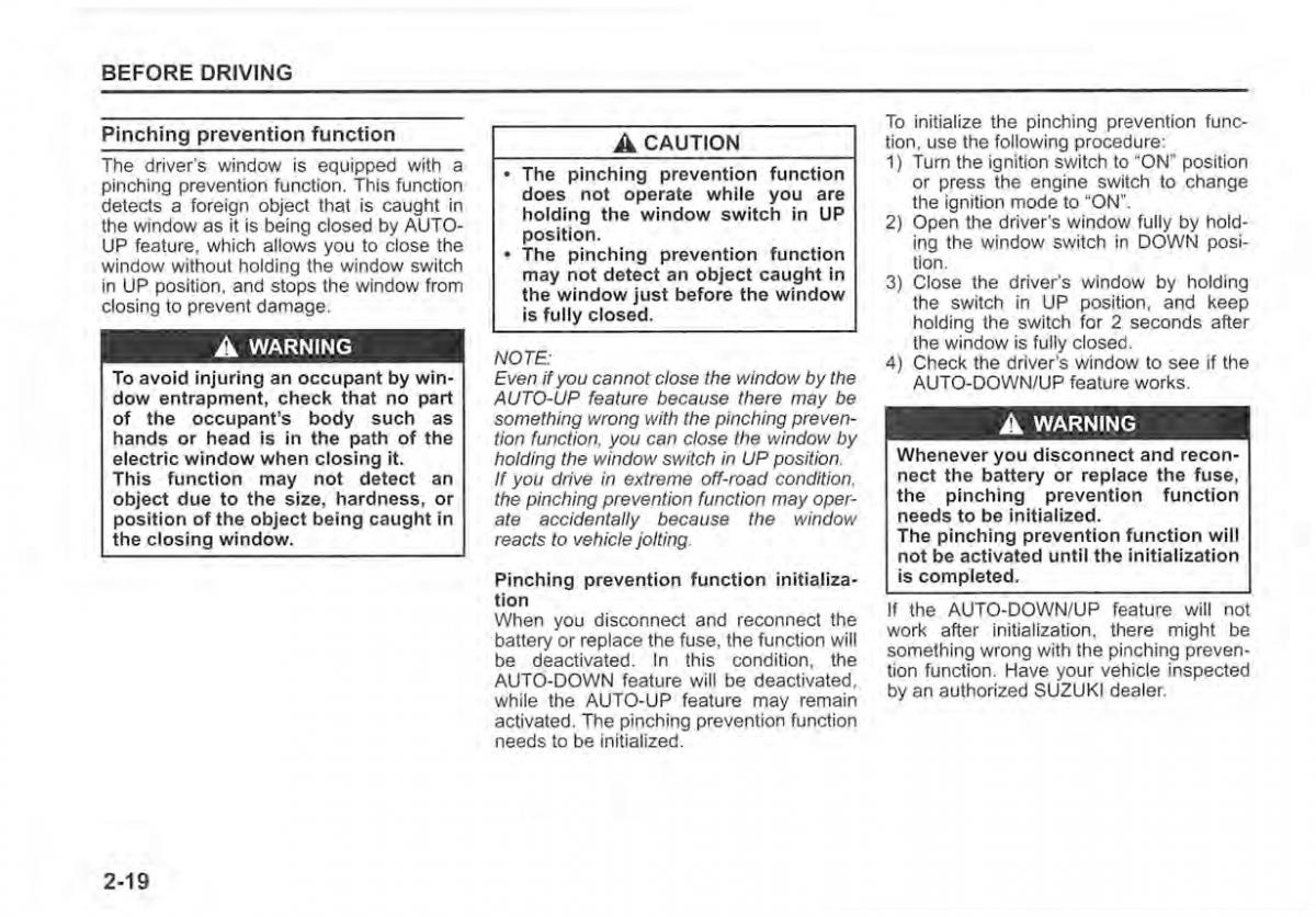 Suzuki Vitara II 2 owners manual / page 38