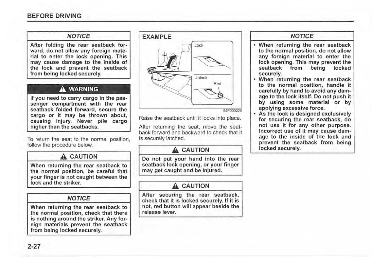 Suzuki Vitara II 2 owners manual / page 46