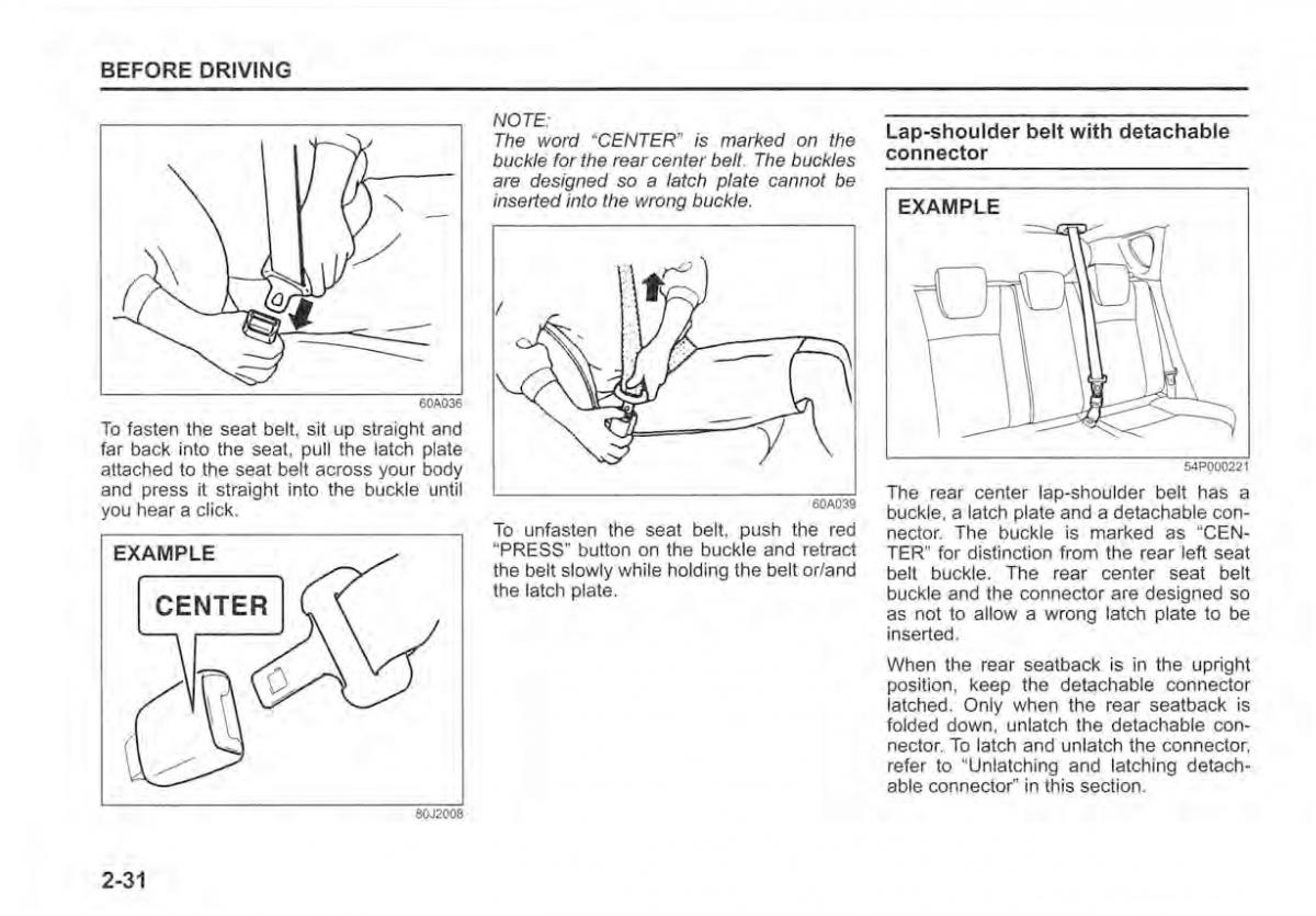 Suzuki Vitara II 2 owners manual / page 50