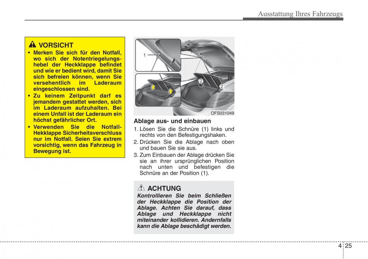 Hyundai Veloster I 1 Handbuch / page 109