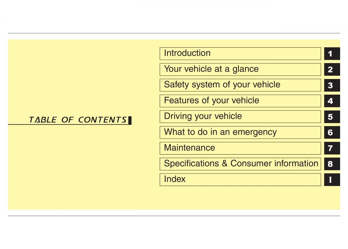 Hyundai Veloster I 1 owners manual / page 5