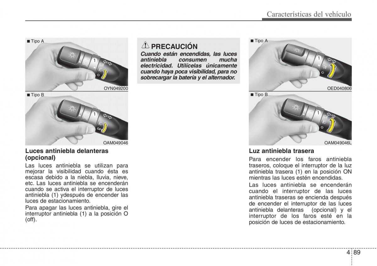 Hyundai Veloster I 1 manual del propietario / page 166