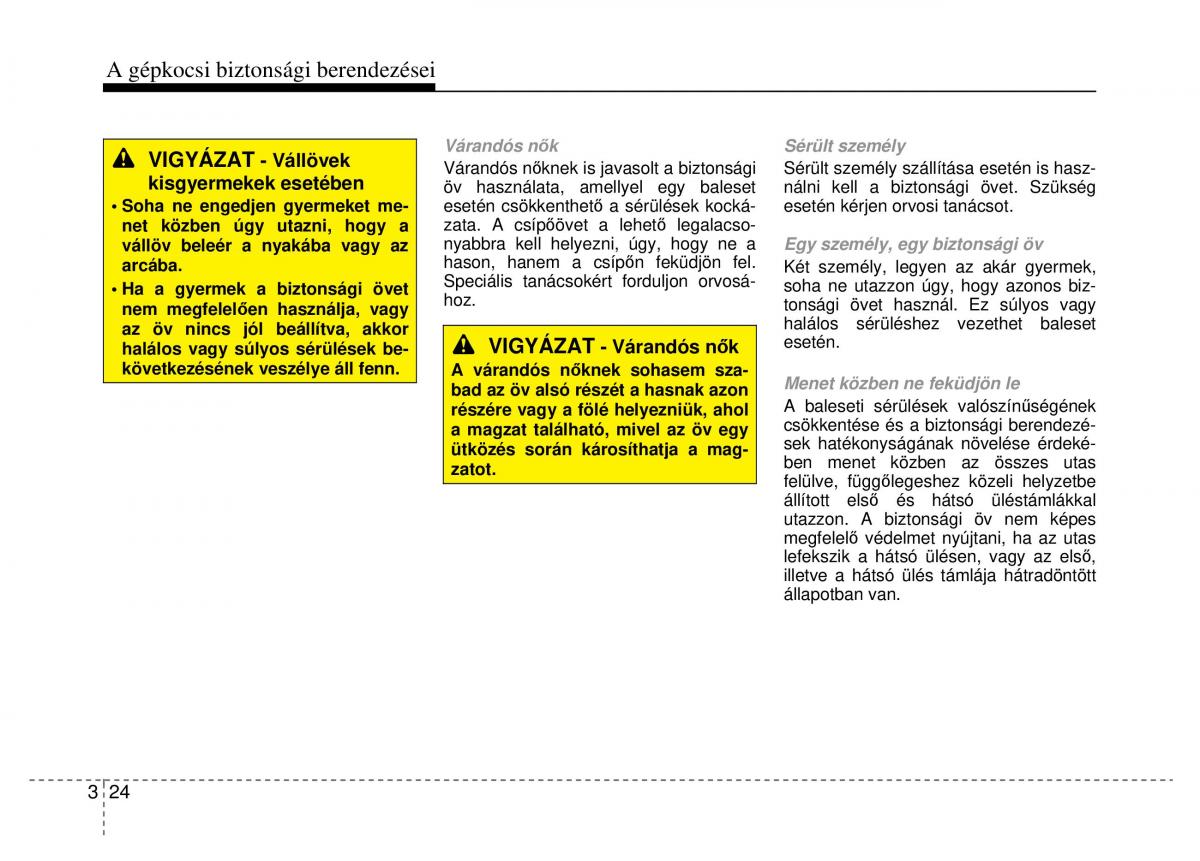 Hyundai Veloster I 1 Kezelesi utmutato / page 42