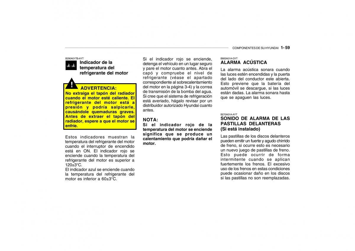 Hyundai Getz manual del propietario / page 68