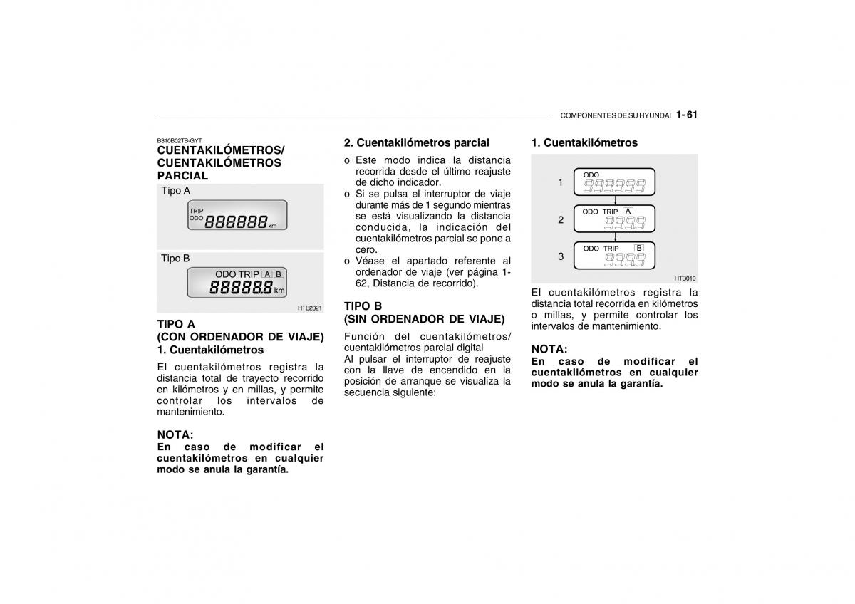 Hyundai Getz manual del propietario / page 70