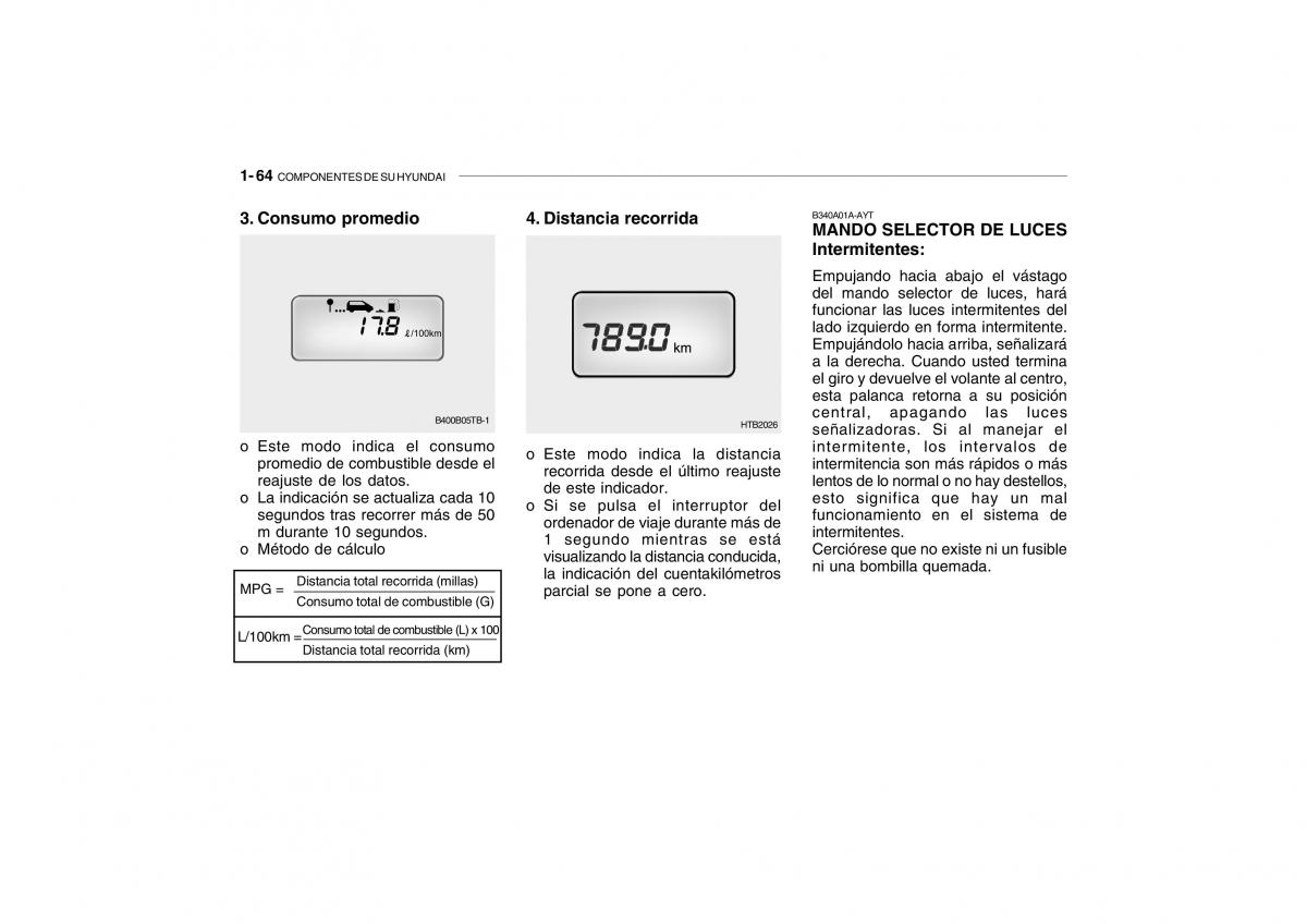 Hyundai Getz manual del propietario / page 73