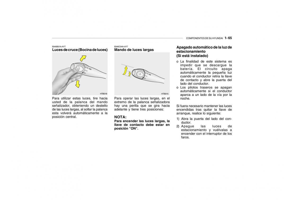 Hyundai Getz manual del propietario / page 74