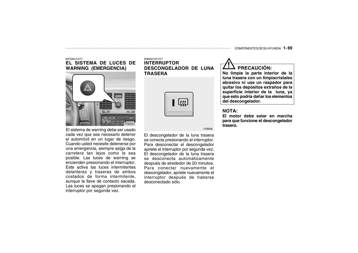 Hyundai Getz manual del propietario / page 78