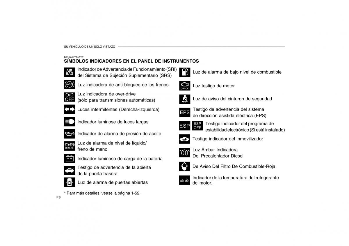 Hyundai Getz manual del propietario / page 8