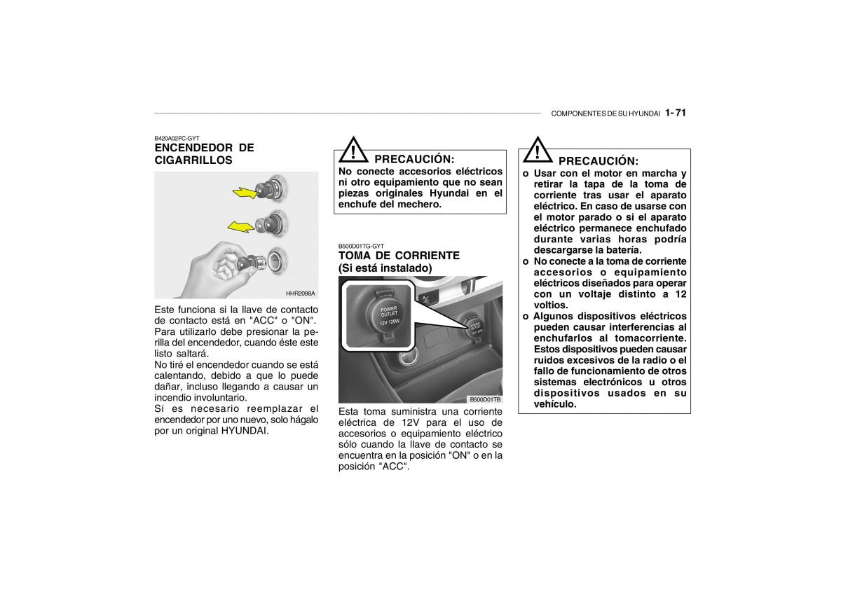 Hyundai Getz manual del propietario / page 80