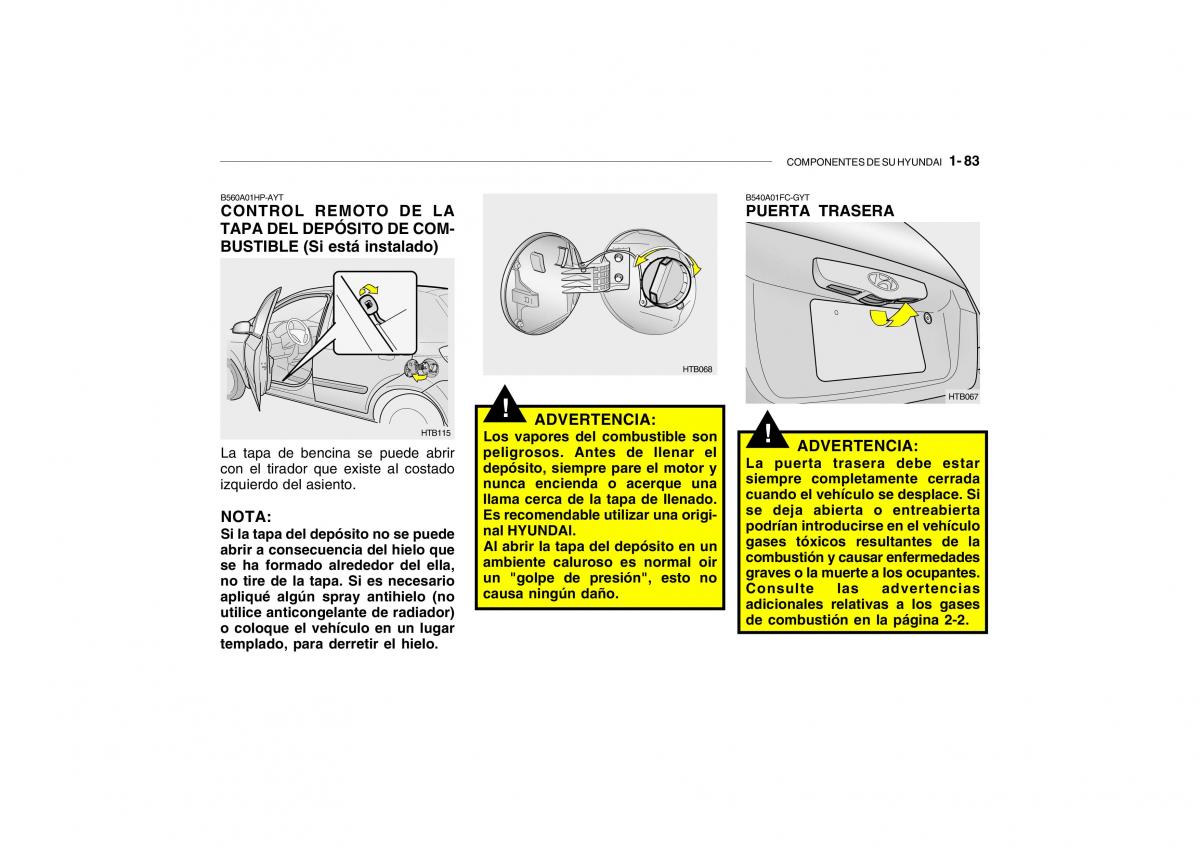 Hyundai Getz manual del propietario / page 92