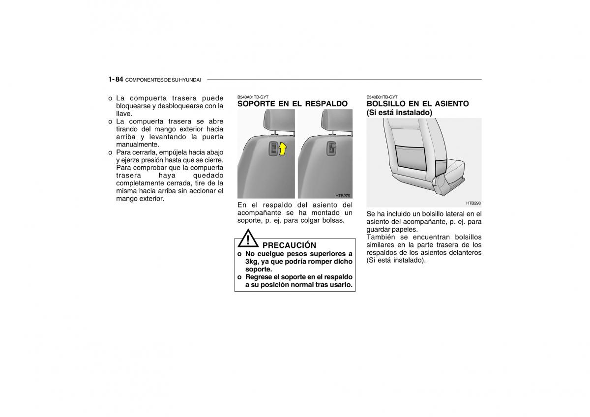 Hyundai Getz manual del propietario / page 93