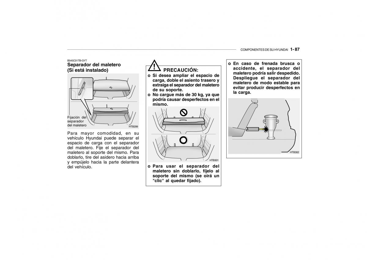 Hyundai Getz manual del propietario / page 96