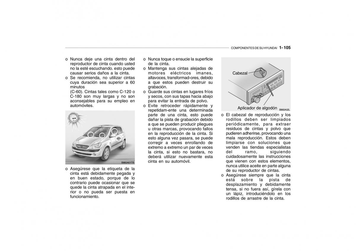 Hyundai Getz manual del propietario / page 114