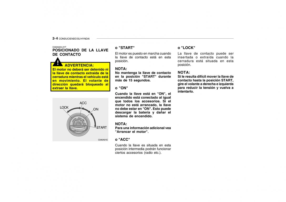 Hyundai Getz manual del propietario / page 119