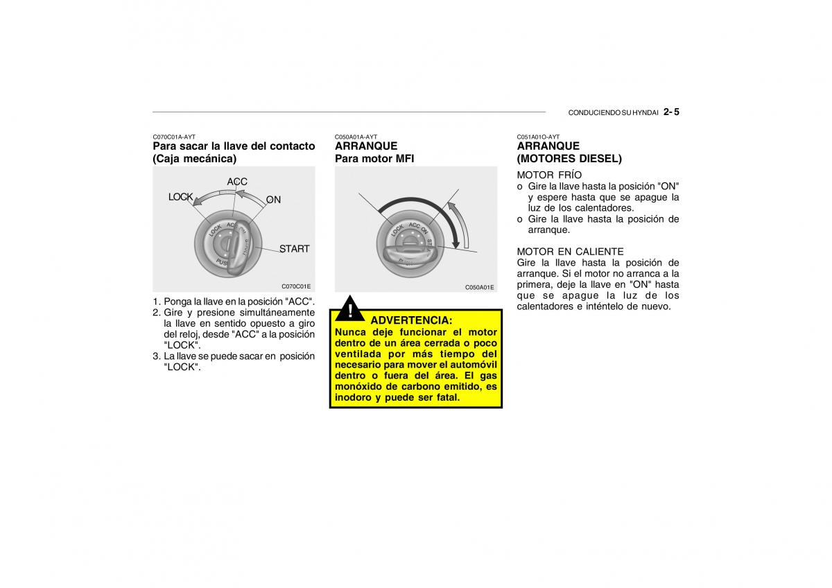 Hyundai Getz manual del propietario / page 120