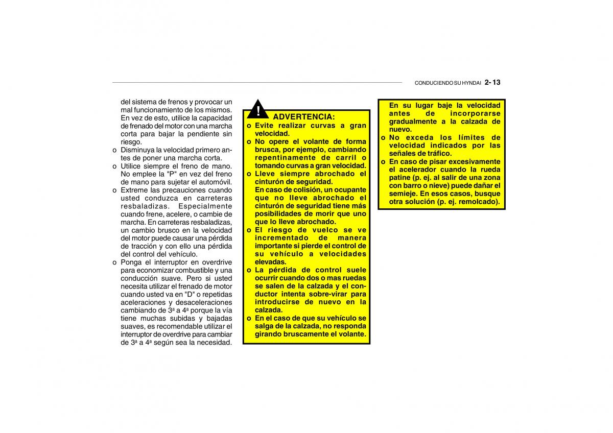 Hyundai Getz manual del propietario / page 128