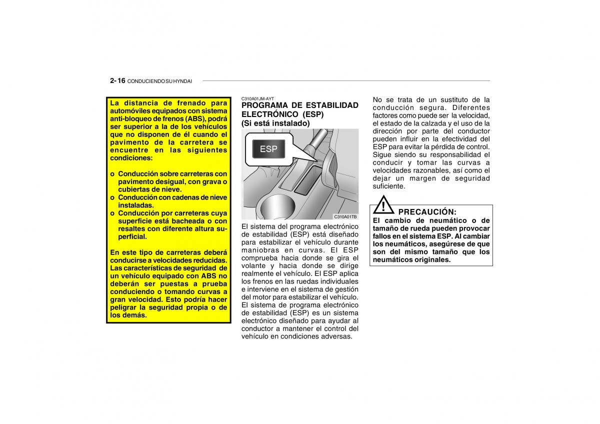 Hyundai Getz manual del propietario / page 131