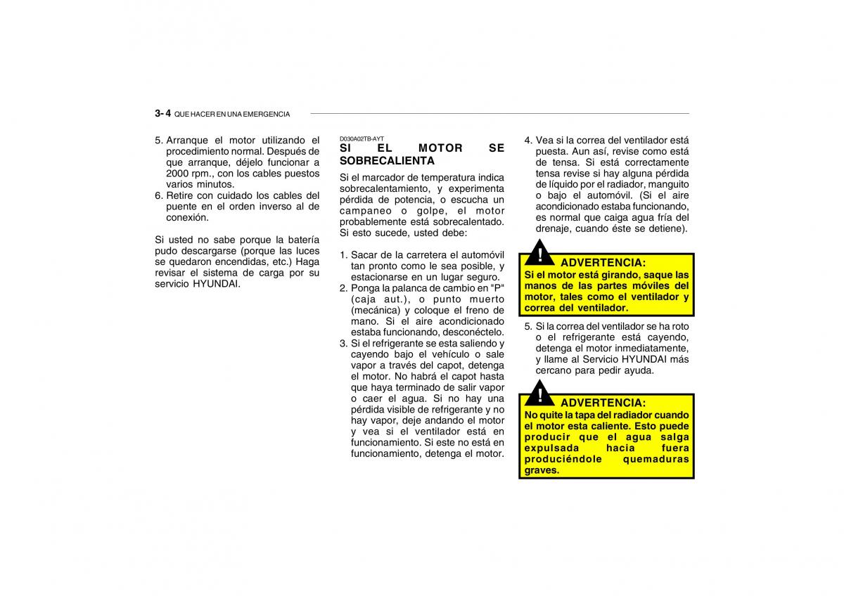 Hyundai Getz manual del propietario / page 145