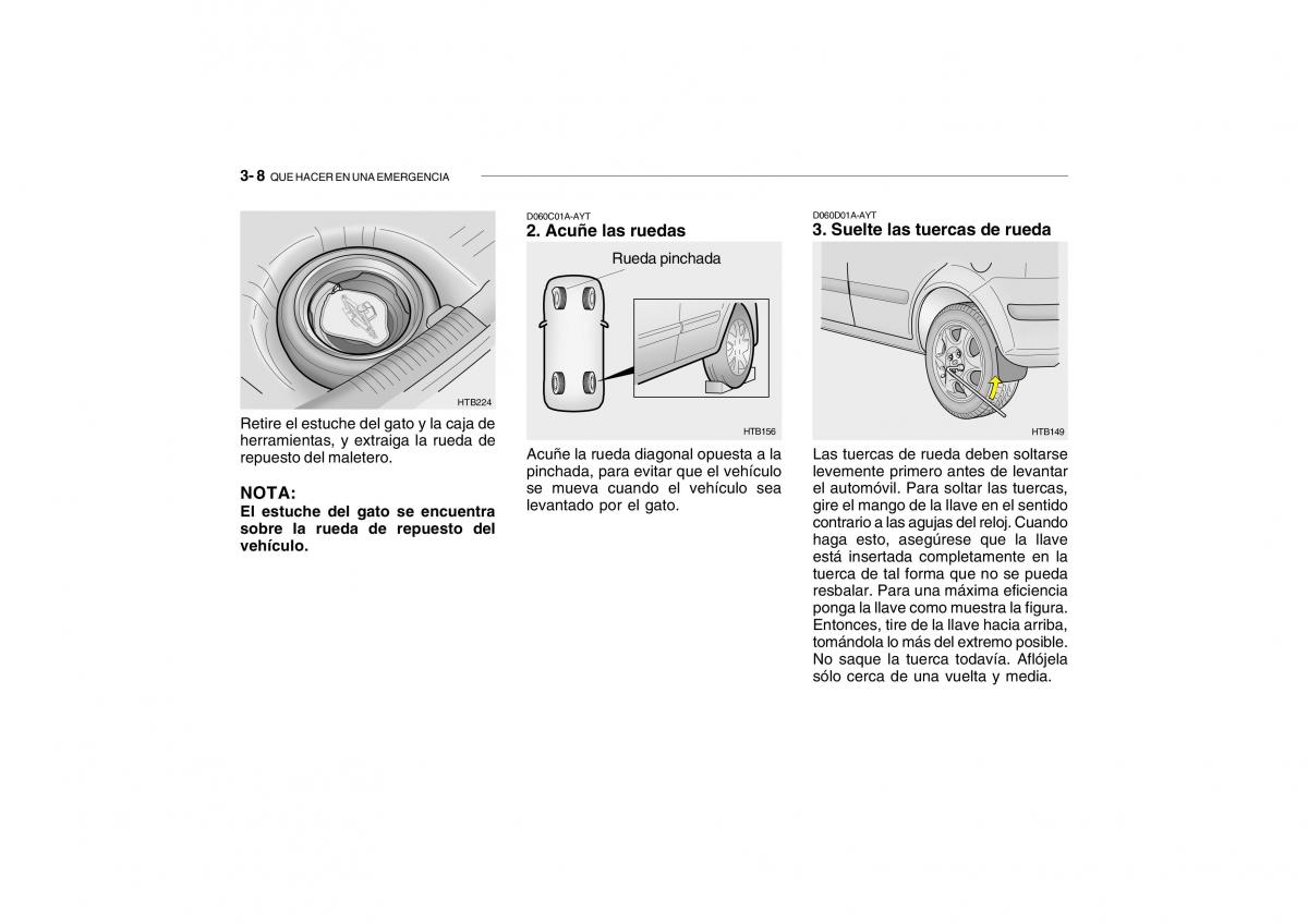 Hyundai Getz manual del propietario / page 149