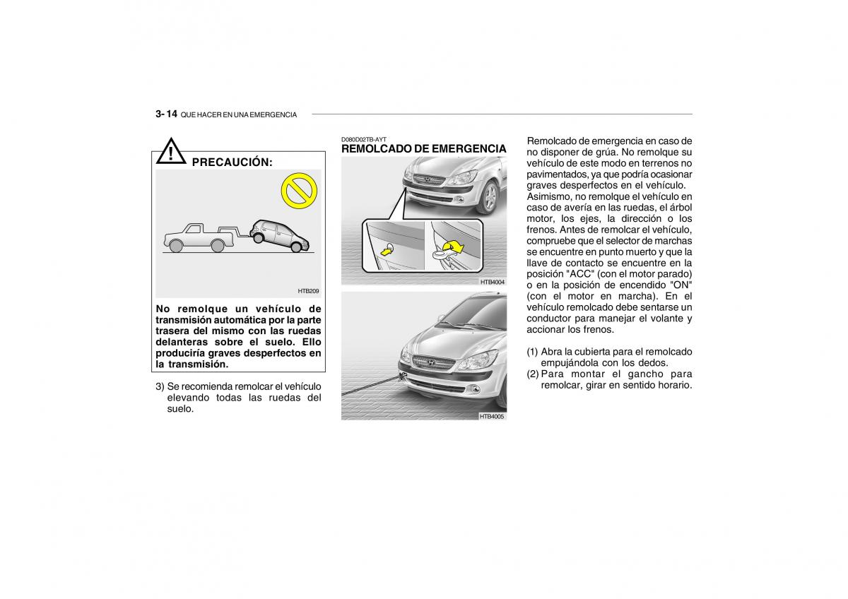 Hyundai Getz manual del propietario / page 155