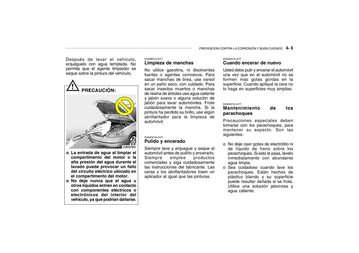 Hyundai Getz manual del propietario / page 161