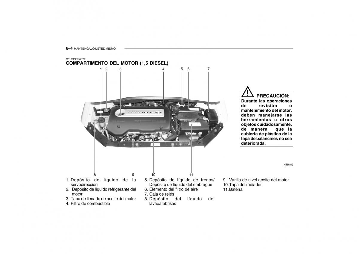 Hyundai Getz manual del propietario / page 169