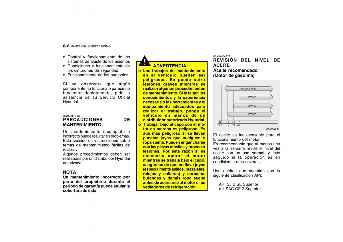 Hyundai Getz manual del propietario / page 171