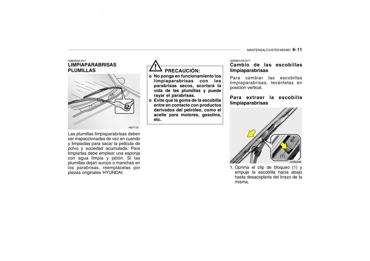 Hyundai Getz manual del propietario / page 176