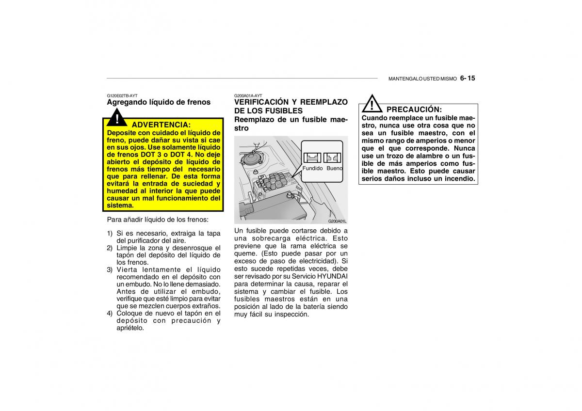 Hyundai Getz manual del propietario / page 180