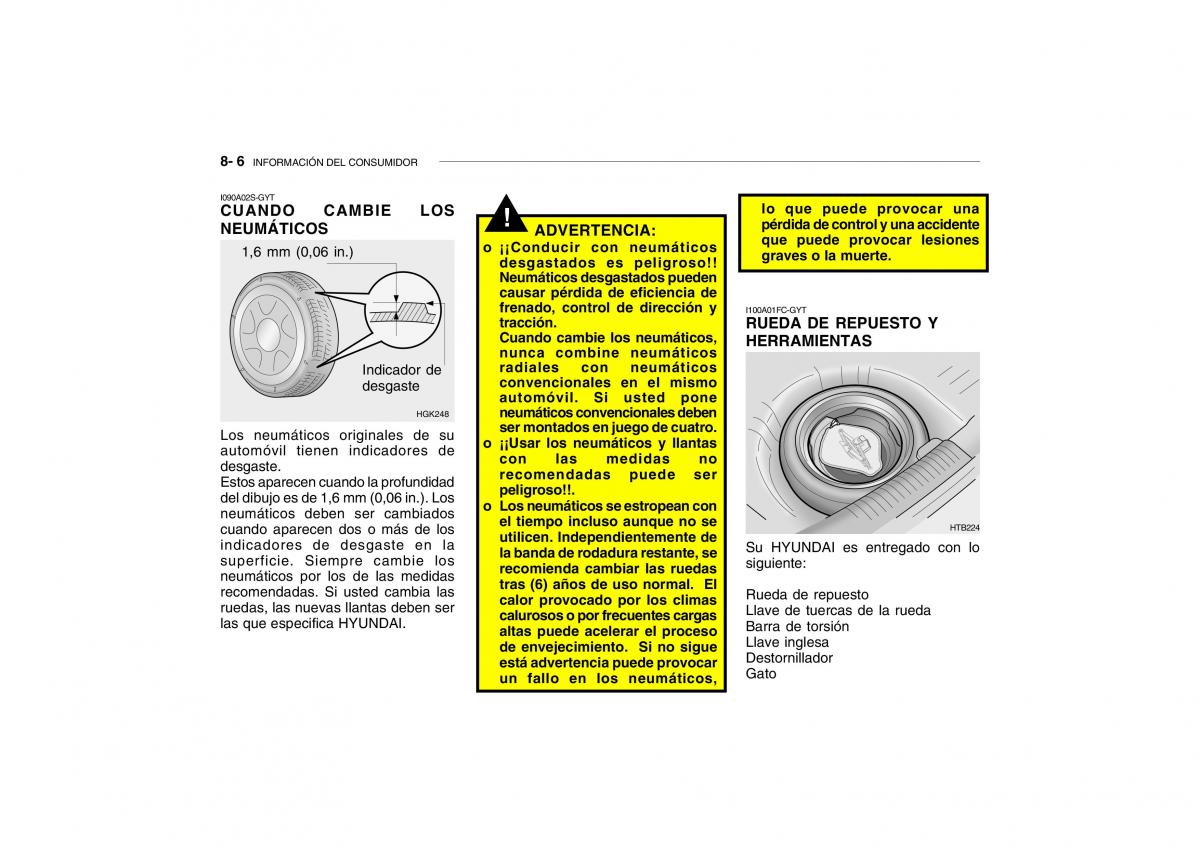 Hyundai Getz manual del propietario / page 203