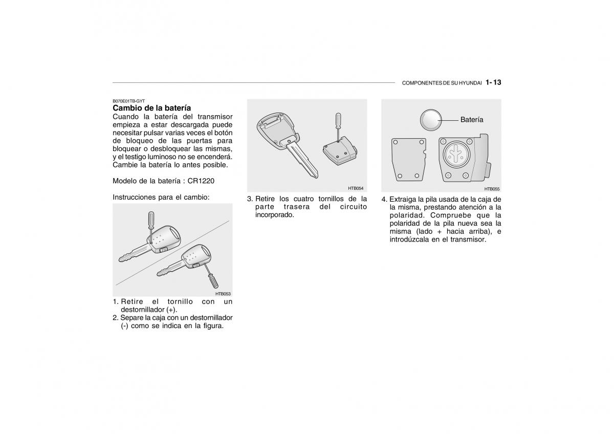 Hyundai Getz manual del propietario / page 22