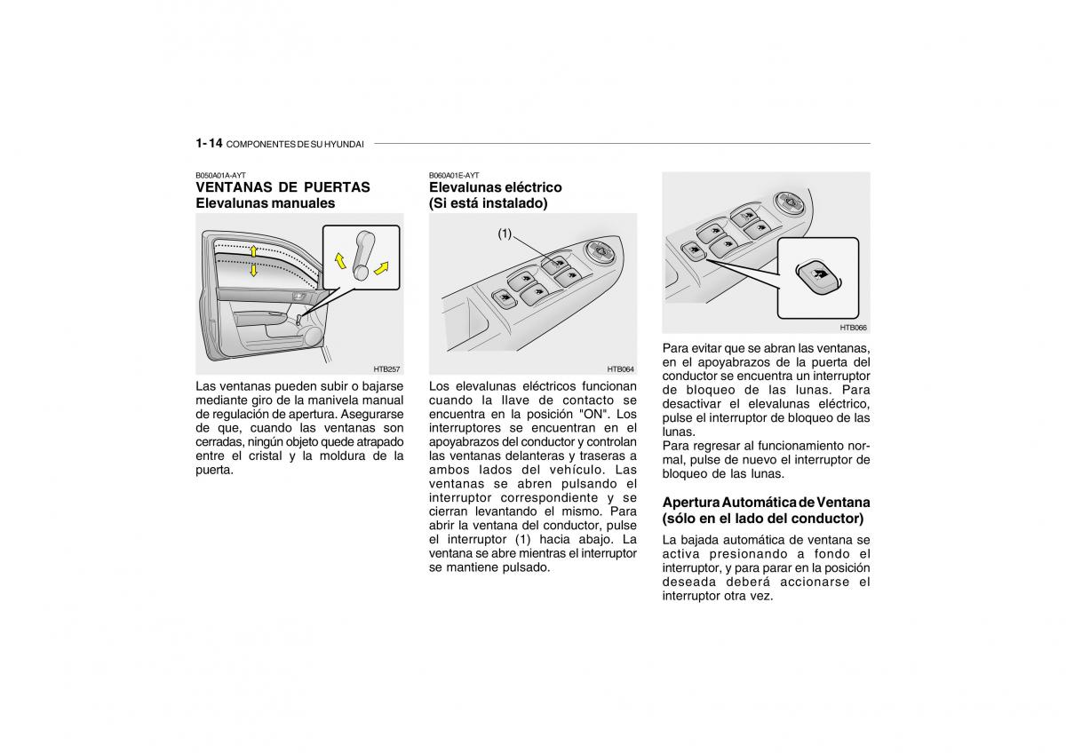 Hyundai Getz manual del propietario / page 23