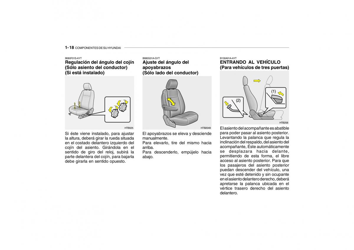 Hyundai Getz manual del propietario / page 27