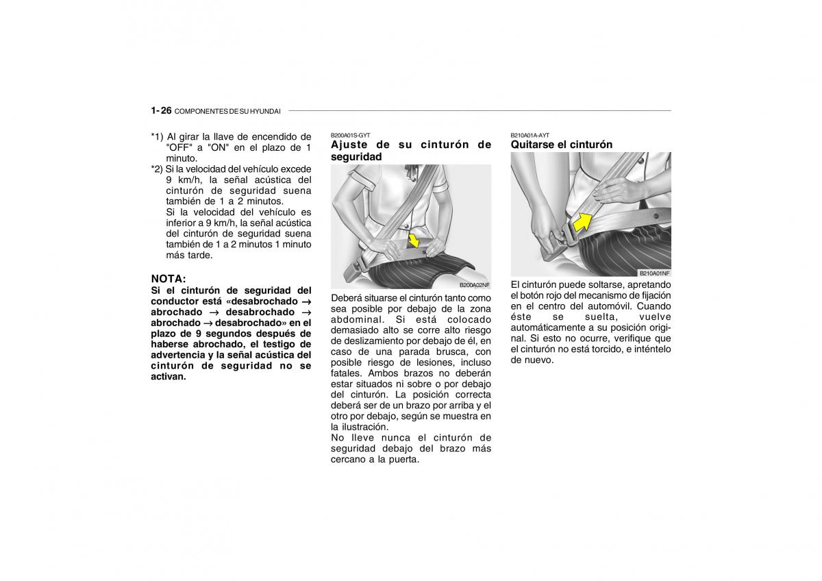 Hyundai Getz manual del propietario / page 35