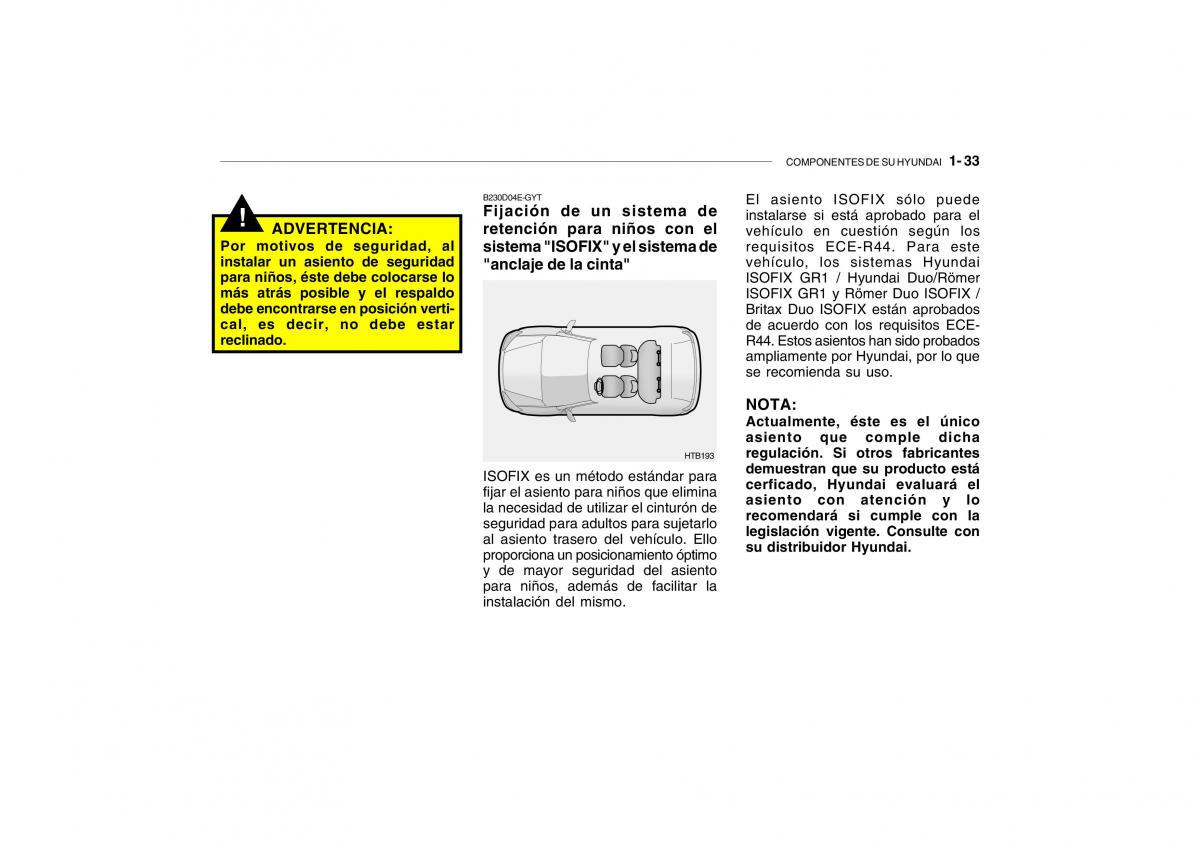 Hyundai Getz manual del propietario / page 42