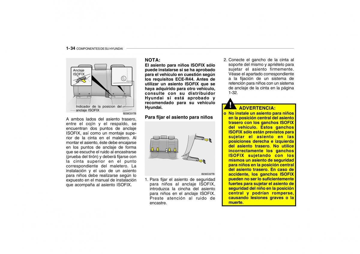 Hyundai Getz manual del propietario / page 43