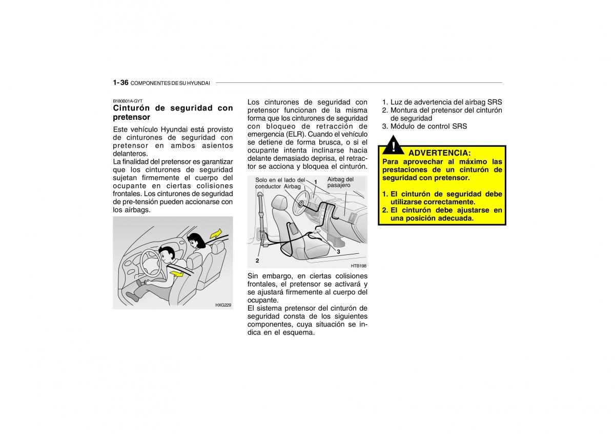 Hyundai Getz manual del propietario / page 45